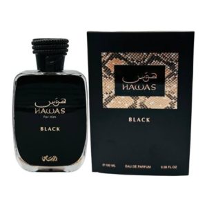 רסאסי הוואס בלאק לגבר 100 מל אדפ – Rasasi Hawas Black for Men 100ml EDP