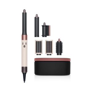דייסון מעצב שיער פינק גולד חלק גלי – Dyson Airwrap ID Straight+Wavy Hair Curler Ceramic Pink
