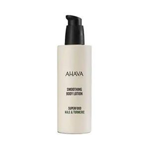 אהבה קרם גוף סופרפוד 250מ״ל – AHAVA Smoothing Body Lotion Kale & Turmeric 250ml
