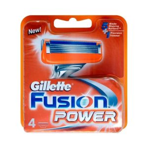 גילט פיוזן פאוור 5 סכיני גילוח 4 יחידות GILLETE FUSION 5