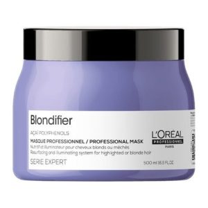 לוריאל בלונדיפייר מסכה לשיער לבלונד 500 מ”ל – Loreal Professionnel Serie Expert Blondifier mask 500ml