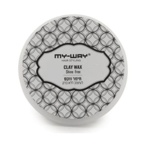מאי וואי חימר לעיצוב השיער 250מ”ל – MY WAY CLAY WAX SHINE FREE 250ML