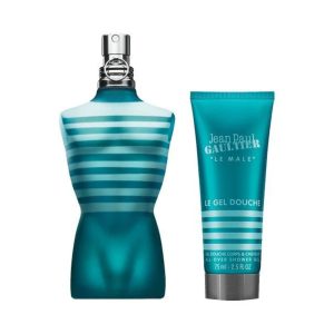 גאן פול גוטייה לה מייל 125 מל + ג’ל רחצה – Jean Paul Gaultier Le Male Gift Set for Men (125ml EDT + 75ml Shower Gel)