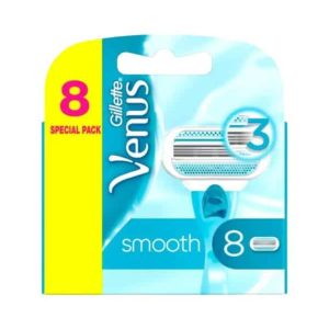סכיני גילוח והסרת שיער ג’ילט ונוס 8 יחידות – Gillette Venus‏ Venus Smooth