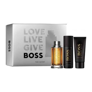 הוגו בוס דה סנט סט לגבר 3 מוצרים אדט – Hugo Boss De Scent EDT Set