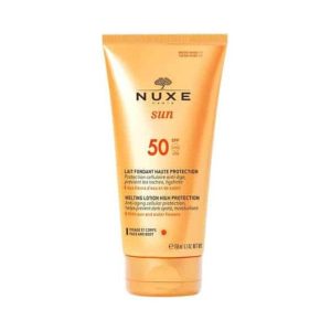 נוקס קרם להגנה מהשמש לפנים ולגוף – SPF50 בגודל 150מ”ל NUXE Sun Melting Lotion Spf50 150Ml