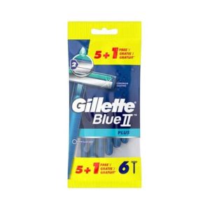 גילט בלו מארז סכיני גילוח חד פעמיים 6 יחידות – GILLETE BLUE