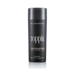 טופיק אבקה למילוי השיער צבע שחור 27.5גרם – Toppik Hair Building Black Fibers 27.5G