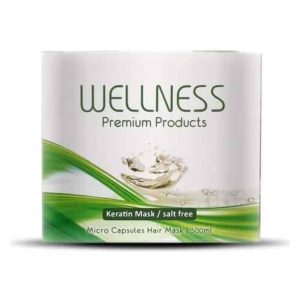 וולנס מסכה קרטין לשיער יבש ופגום 500מ”ל – WELLNESS KERATIN HAIR MASK 500ML