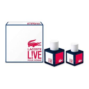 לקוסט לייב מארז בושם לגבר אדט 100מ”ל + אדט 40מ”ל – Lacoste L!VE Gift Set for Men 100ml + 40ml EDT