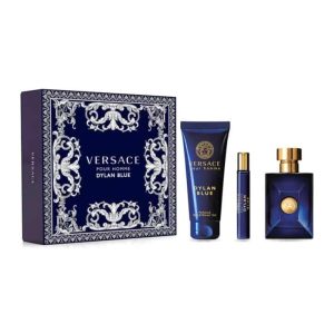 ורסצה דילן בלו סט לגבר 100 מל+10מל אדט+קרם גוף – VERSACE DYLAN BLUE SET FOR MEN 100ML+10ML EDT+ 150ML BODY LOTION
