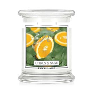 קרינגל קנדל נר ריחני ציטרוס סייג’ – KRINGLE CANDLE CITRUS SAGE