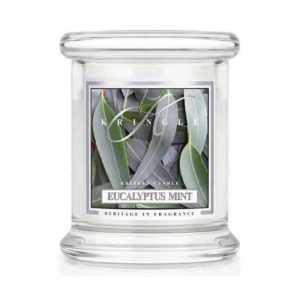 קרינגל קנדל נר ריחני אקליפטוס מינט 411גרם – KRINGLE CANDLE EUCALYPTUS MINT 411G
