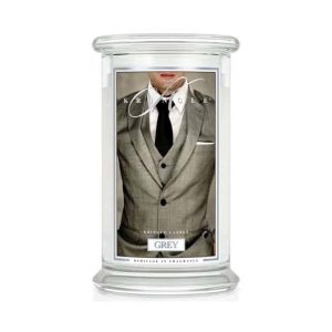 קרינגל קנדל נר ריחני גריי 623גרם – KRINGLE CANDLE GREY 623G