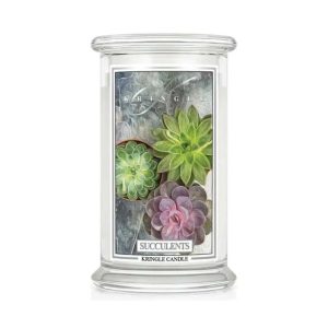 קרינגל קנדל נר ריחני סוקולנט 623גרם – Kringle Candle Large Scented Candle Succulents 623g