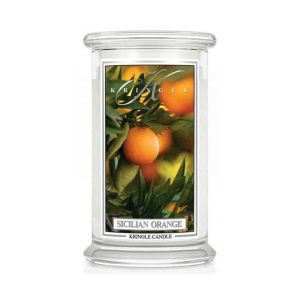 קרינגל קנדל נר ריחני סיציליאן אורנג’ – KRINGLE CANDLE SICILIAN ORANGE