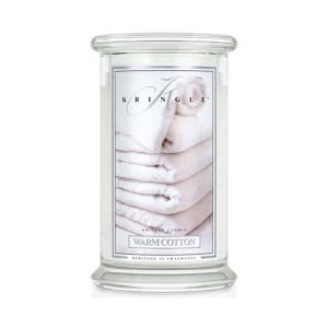 קרינגל קנדל נר ריחני וורם קוטון – KRINGLE CANDLE WARM COTTON