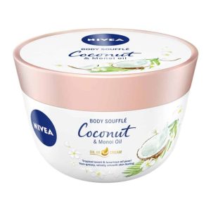 ניואה קרם גוף סופלה קוקוס ושמן מונוי 200מ”ל – Nivea Body Soufflé Coconut and Monoi Oil Cream 200ml