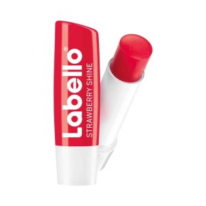 לבלו שפתון לחות תות – Labello Strawberry Shine Lip Balm 4.8g