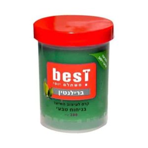 בסט ברילנטין קרם לעיצוב השיער ירוק בניחוח טבעי 200מ”ל – BEST 200ML