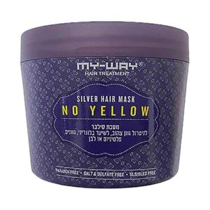 מיי וואי מסכה סילבר לשיער בלונד צבוע 500מ”ל – My Way MASK 500ML