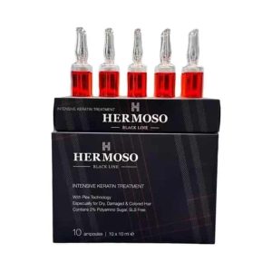 הרמוסו 10 אמפולות לטיפול בשיער יבש ופגום – HERMOSO AMPOULES BLACK LINE