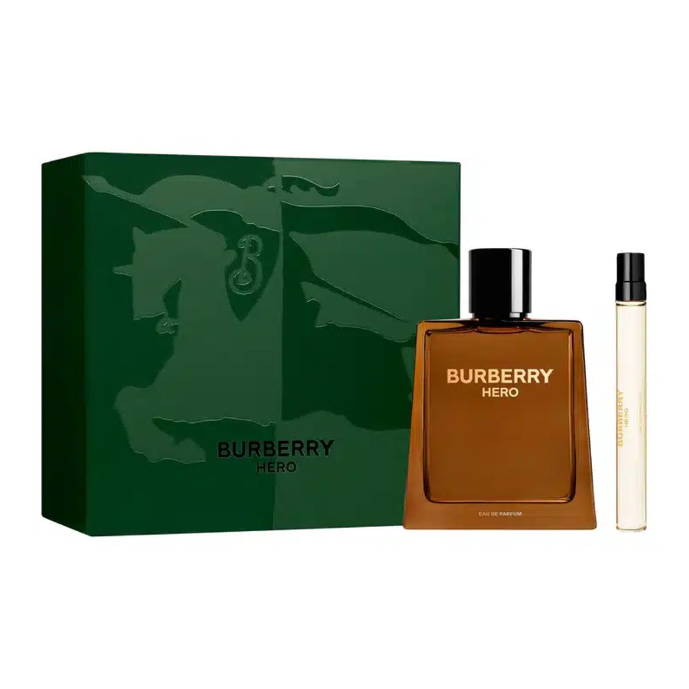 ברברי הירו מארז בושם לגבר אדפ 100מ”ל + 10מ”ל BURBERRY HERO SET EDP 100ML + 10ML
