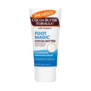 פלמרס קרם קסם לרגליים לעור יבש ומחוספס 60מ”ל – Palmers Cocoa Butter Foot Magic Cream 60g