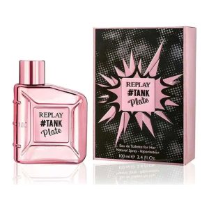 ריפליי טנק פלייט לאישה 100 מל אדט – Replay Tank Plate Eau de Toilette for Women 100ml