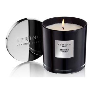 ספרינג נר ריחני פרישס ייבוני – USE CODE: OFF10 Spring Scented Candle Fresh Yvonne