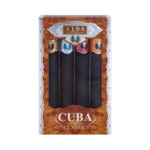 קובה קובה סט גולד, בלו, רד, אורנג לגבר 35*4 מל אדט – Cuba 4 PC Gift Set Gold, Blue, Red, Orange for Men 35ml each EDT