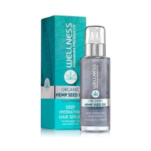 וולנס סרום שמן המפ אורגני לשיער מתולתל 100 מ”ל – WELLNESS HAIR SERUM 100 ML