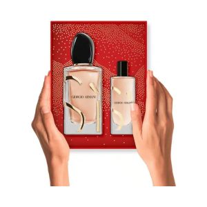 גורגיו ארמני סי סט לאישה 100 מל + 15 מל אדפ אינטנס – ARMANI SI SET FOR WOMEN 100ML + 15ML EDP INTENSE