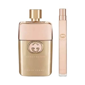 גוצי גילטי סט לאישה המכיל 90 מ”ל אדפ + 10 מ”ל אדפ – GUCCI GUILTY SET FOR WOMEN 100 ML + 10 ML EAU DE PARFUM