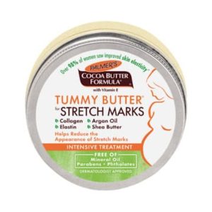 פלמרס חמאה לעיסוי הבטן 125גרם – Palmers Cocoa Butter Stretch Marks Tummy Butter 125g
