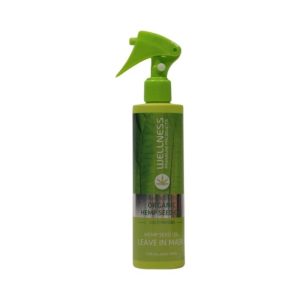 וולנס מסכה ללא שטיפה מסדרת קנאביס 250 מ”ל – WELLNESS LEAVE IN SPRAY HAIR MASK 250ML