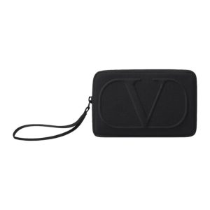פאוץ’ שחור קטן ולנטינו ביוטי VALENTINO Beauty Black Small Pouch