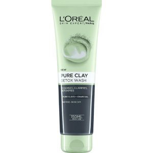 לוריאל תרחיץ חימר לניקוי אינטנסיבי 150 מל LOreal Paris Skin Face Wash 150ml