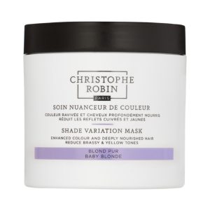 כריסטוף רובין מסיכה לשיער צבוע בלונד 250 מ״ל Christophe Robin Shade Variation Mask Baby Blond 250ml