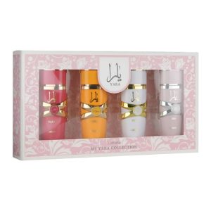 לטאפה יארה סט יוניסקס 25 מל 4 יח פרפיום – Lattafa Yara 4pcs Collection Gift Set for Women 4x25ml (Yara + Yara Moi + Yara Tous + Yara Candy) EDP